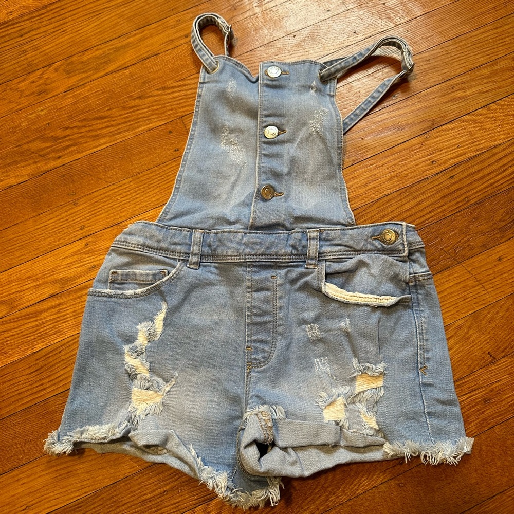 Zara Girls Denim Overalls